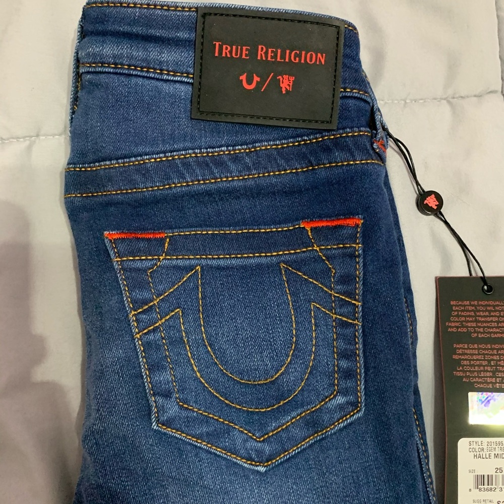 Hallie mid Rise True Religion jeans